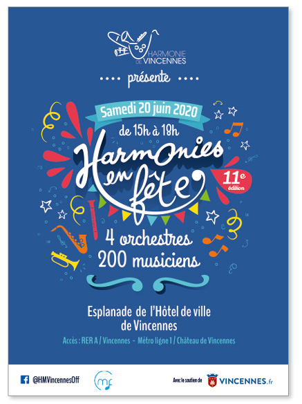 Affiche pour "Harmonies en fête"